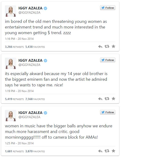 Iggy tweet