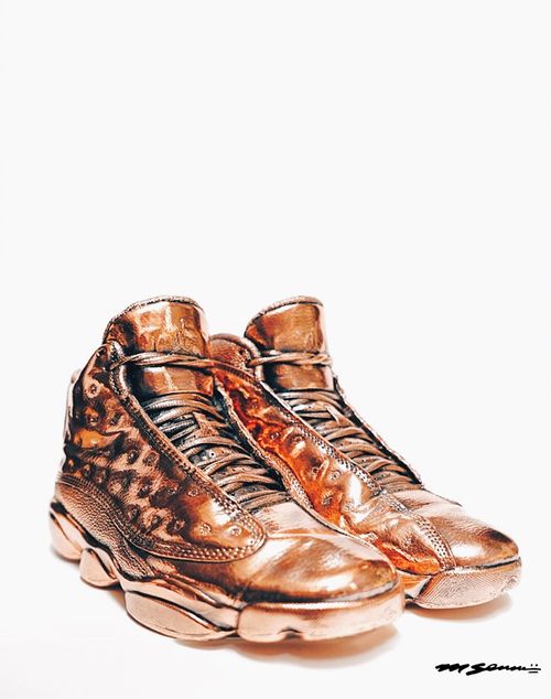 Bronze Air Jordans by MSenna