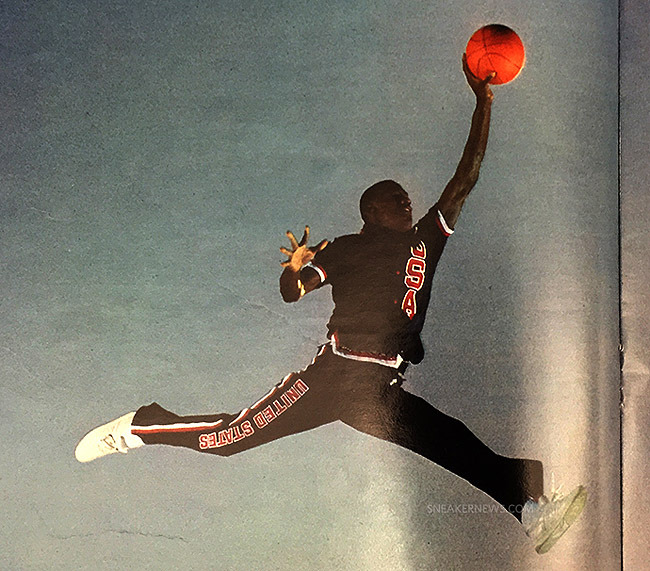 what shoes is jordan wearing in the jumpman logo