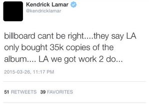 kendrick lamar albums sales per year