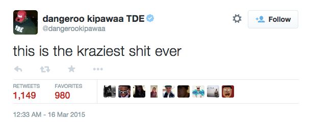 TDE Tweet 1