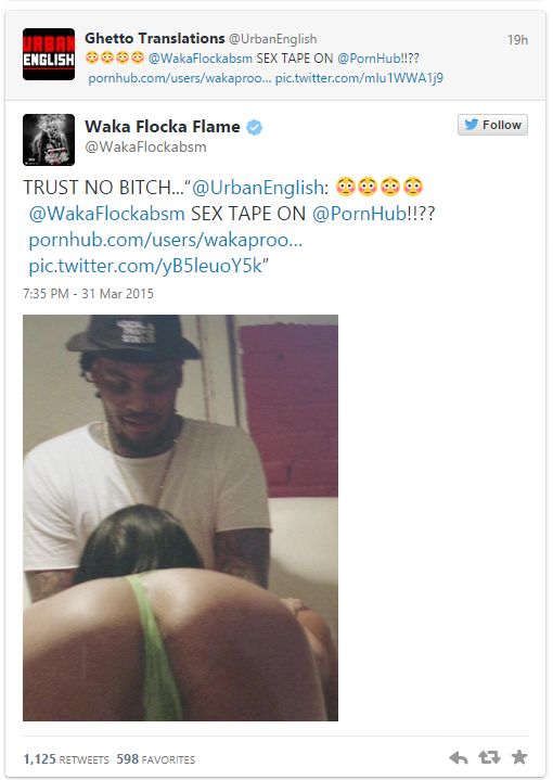 Waka Flocka Distances Himself From Apparent Sex Tape.