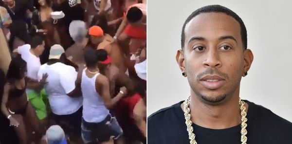 There Was A Crazy Brawl At Ludacris's Post-Fight Vegas Pool Party