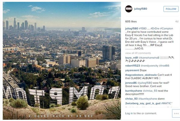 Eazy-E To Be Featured On Dr. Dre's 'Compton'?