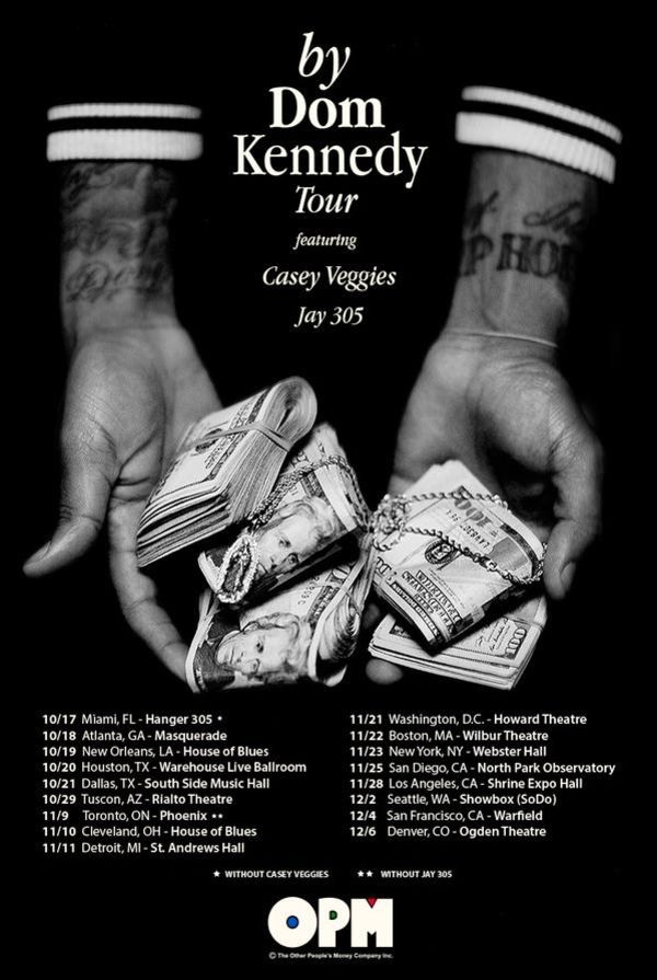 Dom Kennedy Announces 'By Dom Kennedy' Tour