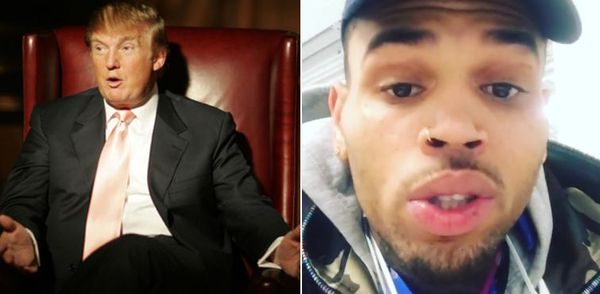 Chris Brown Goes Nuts On Donald Trump