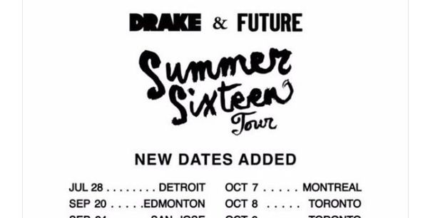 Drake And Future Add Additional 'Summer Sixteen' Tour Dates