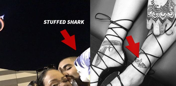 Drake rihanna shark