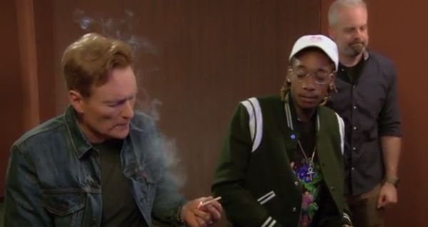 Conan Smokes Up And Plays Video Games With Wiz Khalifa