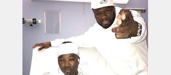 50 Cent Visits Troy Ave In The Hospital & Updates His Condition