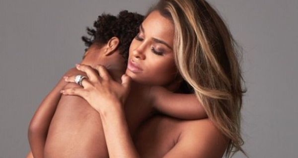 Twitter Has Opinions On Ciara's Weird Naked Family Photo