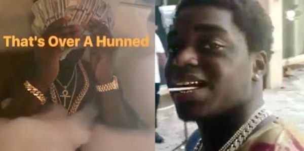 Kodak Black Flexes Bags With Many Millions In Cash