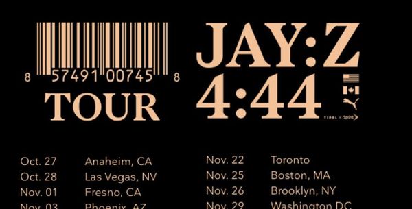 JAY-Z Announces '4:44' Tour