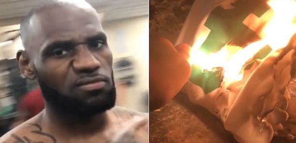 LeBron James Weighs In On Fans Burning Players' Jerseys