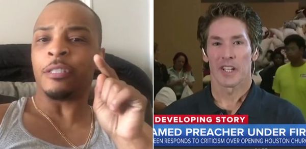 T.I. Blasts Joel Osteen For Not Opening Church For Harvey Flood Victims