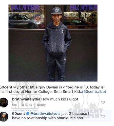 50 Cent Son Instagram