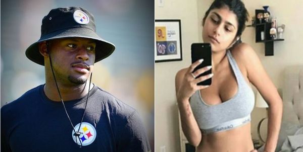 JuJu Smith-Schuster Latest Athlete To Curve Mia Khalifa