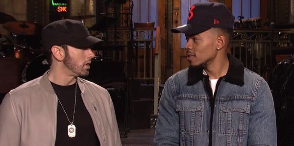 Eminem And Chance The Rapper Perform on 'Saturday Night Live'