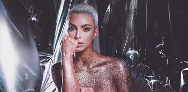 Kim Kardashian Sparkles In Latest Topless Photos