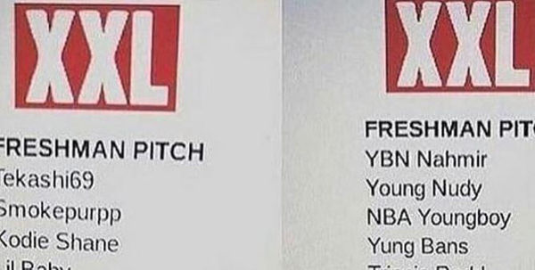 XXL's '18 Freshman Pitch Has Leaked