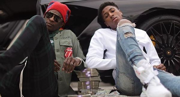 Young Thug Gushes Over Photo of Topless NBA YoungBoy With Thugger Chain In His Mouth