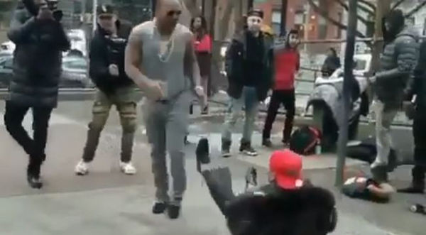 Watch Cam'ron And Jim Jones Get Rough On The Basketball Court