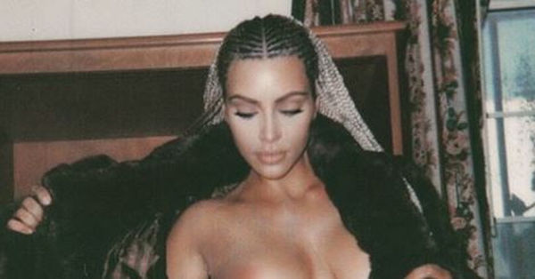 Young North West Takes Topless Photo Of Mom Kim Kardashian