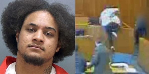 Watch Federal Marshall Shoot Crip Dead As He Attacks Witness On Stand
