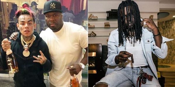 Tekashi 6ix9ine Feeds Homeless In Chicago; Chief Keef Says 50 Cent Paid For His Security