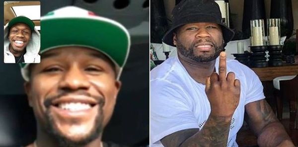 Floyd Mayweather Comes At 50 Cent By FaceTiming With 50's Son