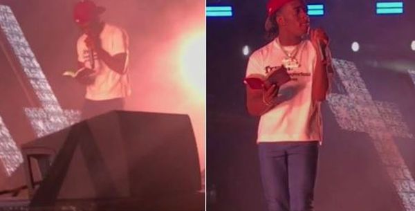 Lil Uzi Vert Reacts After Getting Bible Thrown At Him During "Xo Tour Llif3"