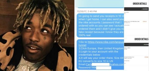 Lil Uzi Vert's Team Accused Of Stealing Yeezys; Victim Threatens to Leak Uzi Tracks
