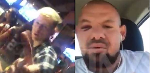 Machine Gun Kelly's Crew Beats Down Actor Who Came At MGK Over Eminem