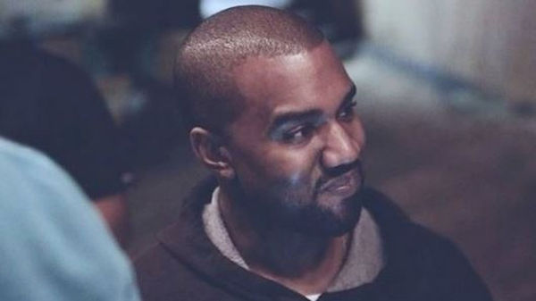 Kanye West Rides A Bike Through San Francisco
