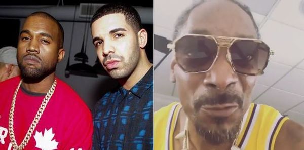 Snoop Dogg Mocks Kanye After Learning Drake Probably Dicked Down Kim Kardashian