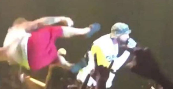 Watch Insane Clown Posse's Shaggy Try To Drop Kick Fred Durst On Stage