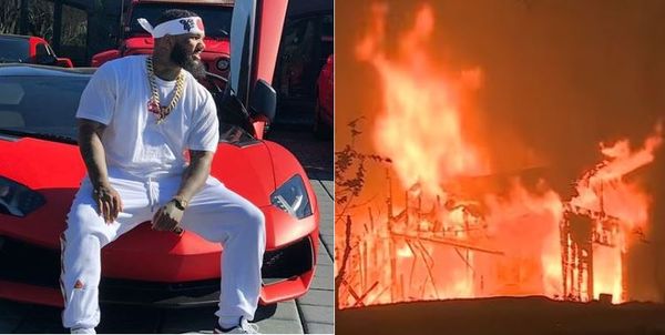 The Game Shares Conspiracy Theory About California Fires As His Home Is Threatened