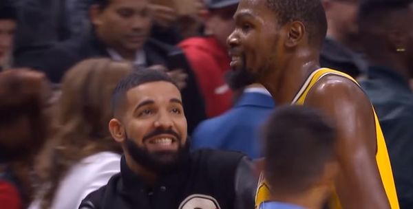 Watch Kevin Durant Give Drake A Titty Twister