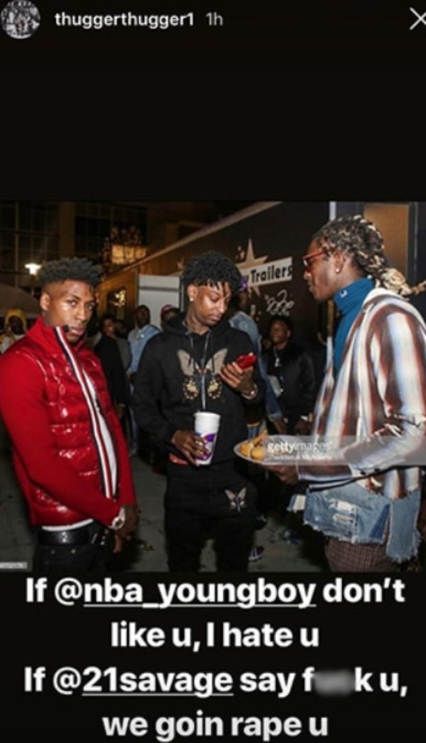 WORLDSTARHIPHOP on X: 21 Savage had some words for Young Thug! 👀😳 @ 21savage  / X