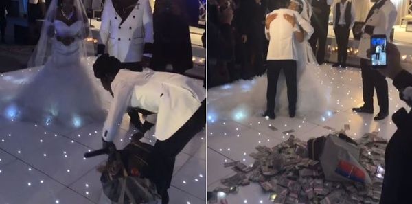Watch Jacquees Put The Money On The Floor at His Mother's Wedding