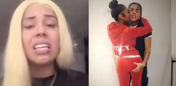 6ix9ine's Baby Mama Cries After Seeing Tekashi Cop A Feel While Locked Up