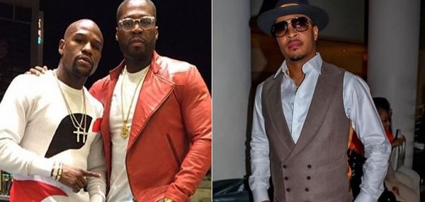 50 Cent Mocks Floyd Mayweather's Reaction To T.I.'s Gucci Blackface Diss