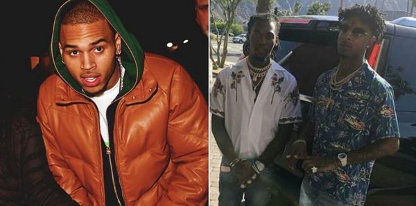 Offset Comes For Chris Brown Over 21 Savage