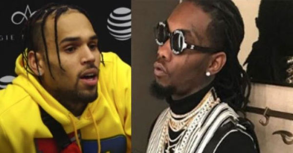Police Visited Chris Brown Because He Offered Offset The Addy