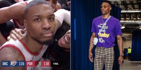 Damian Lillard Takes Instagram Shot At Russell Westbrook After Buzzer Beating Shot