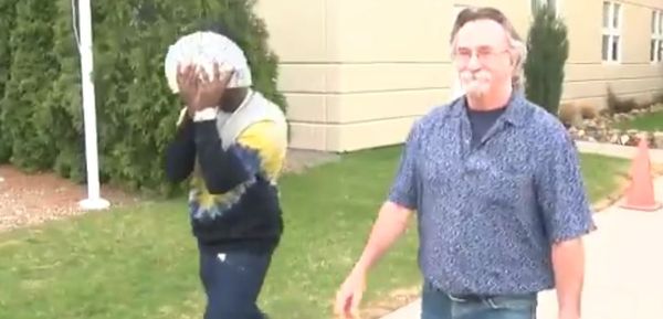 Kodak Black Hides His Face Behind Cash As He's Released From Jail