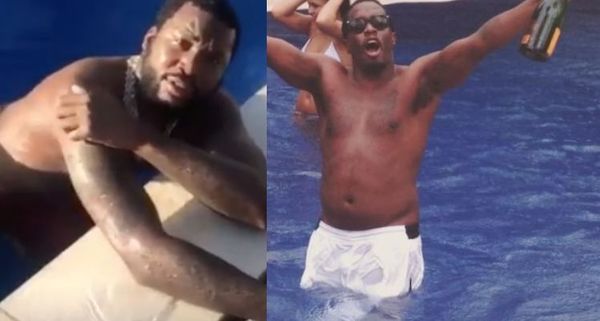 Diddy Called Meek Mill "Daddy" While He Was Swimming & Social Media Went In