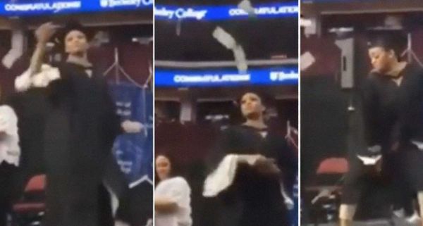 Girl Throws Money In The Air & Twerks At Her Berkeley College Graduation