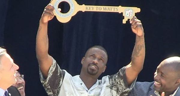 Jay Rock Receives The Key To His Watts Neighborhood