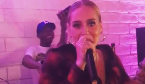 Adele Raps Nicki Minaj's "Monster" Verse During LA Party